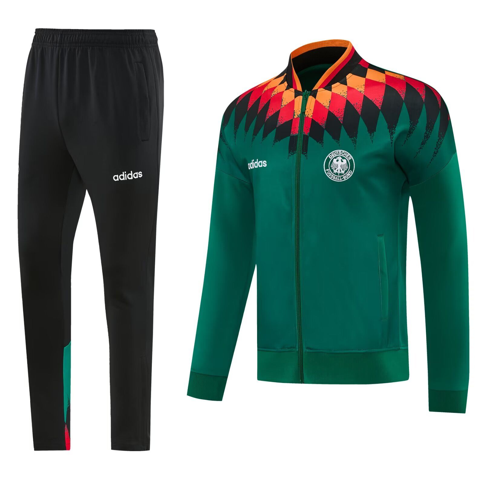 AAA Quality Germany 1994 Retro Tracksuit - Green